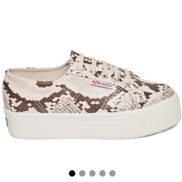 LAST❗️size 7.5 Superga•Platform SnakePrint Sneaker - Picture 2 of 10